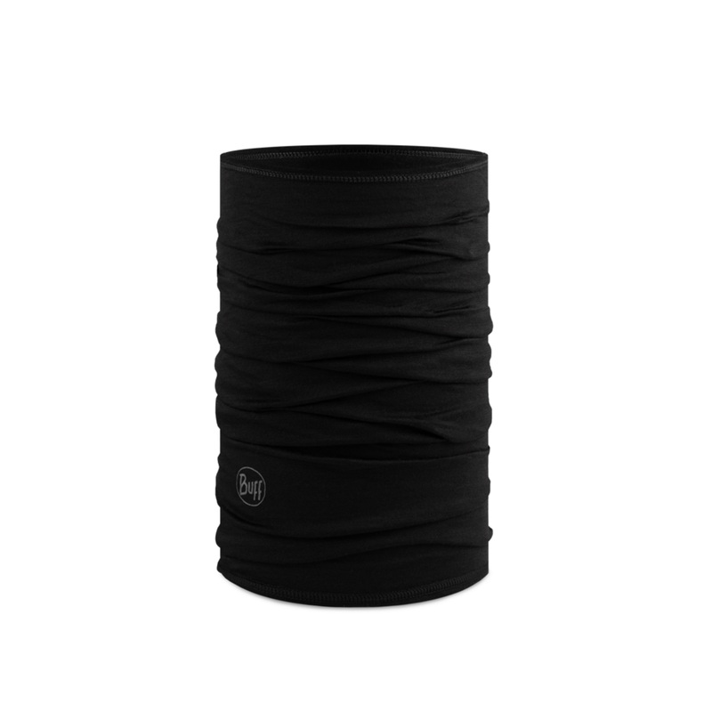 Merino Lightweight Neckwarmer|One Size|Solid Black