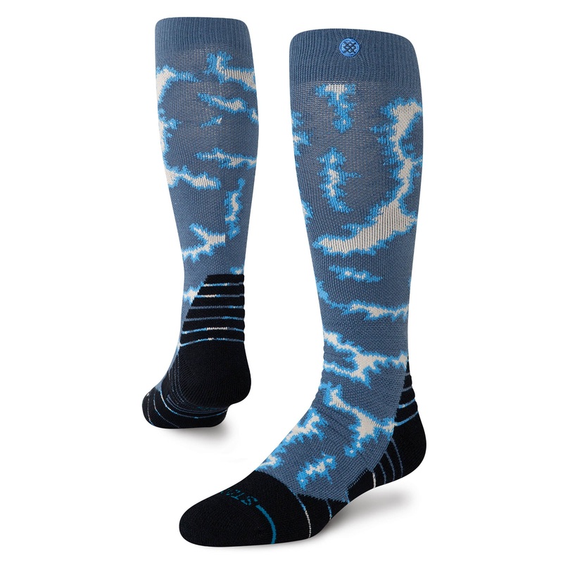 Mid Cushion Merino Snow Sock|Large (UK 8 – 12)|Medium (UK 5.5 – 8)|Medium (UK 6 – 8.5)|Small (UK 3 – 5.5)|Sea Blue|Curren