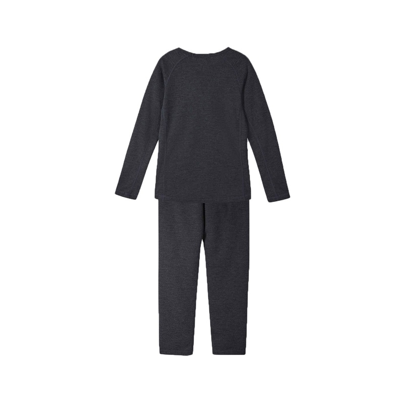 Lani Thermal Set|Age 2-3|Age 4-5|Age 6-7|Age 8-9|Black Melange