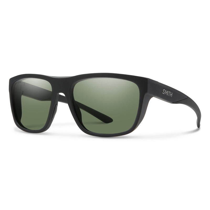 SMITH BARRA MATTE BLACK | CHROMAPOP POLARIZED GRAY GREEN