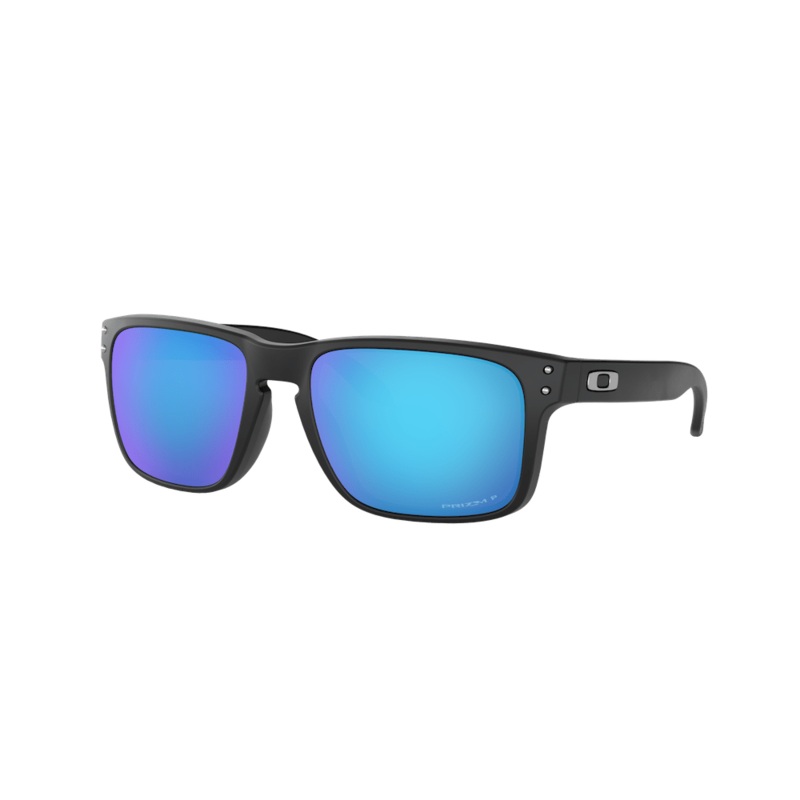 OAKLEY HOLBROOK MATTE BLACK | PRIZM SAPPHIRE POLARIZED