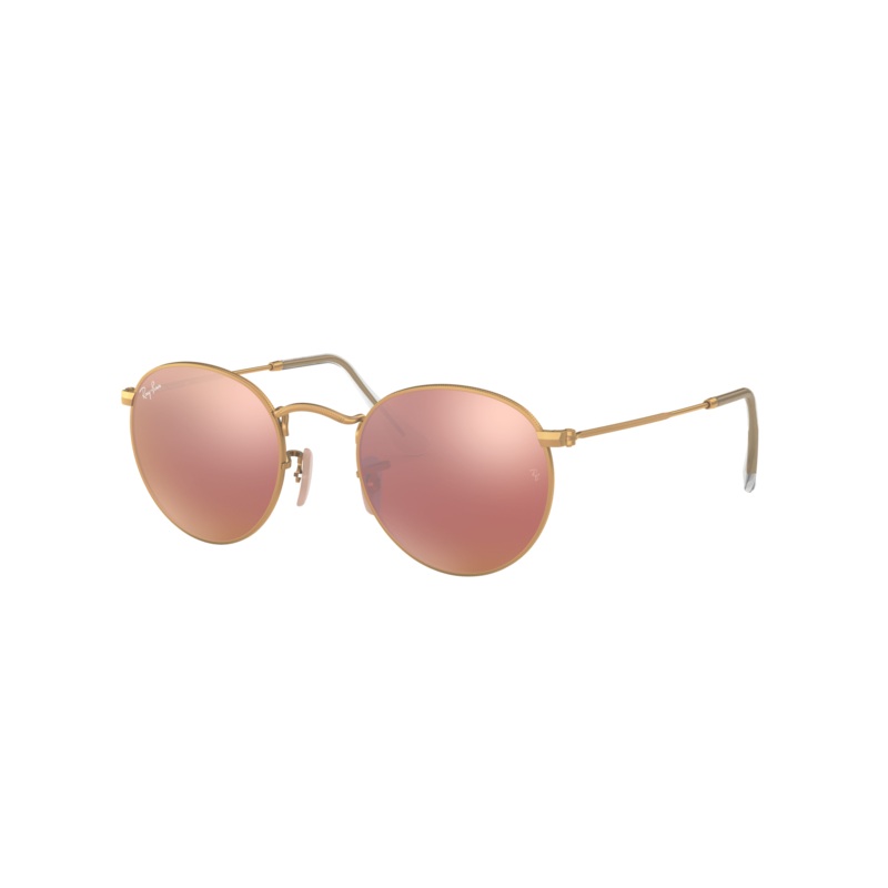 RAY BAN ROUND METAL GOLD | COPPER MIRROR