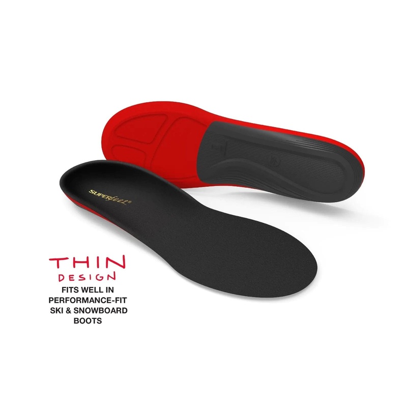 SUPERFEET WINTER THIN SUPPORT|B|C|D|E|F