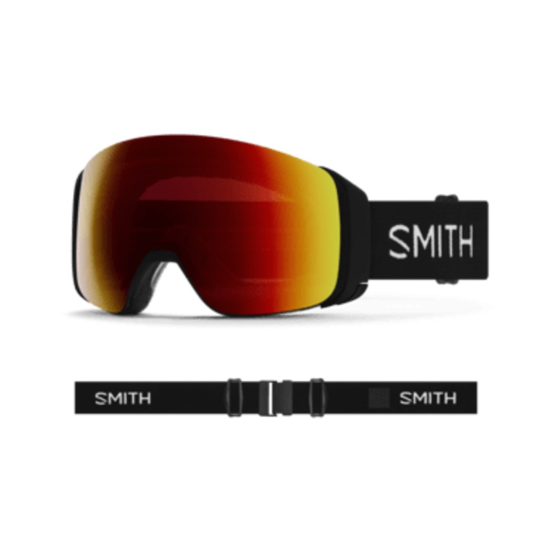 SMITH 4D MAG BLACK | SUN RED MIRROR & STORM YELLOW FLASH
