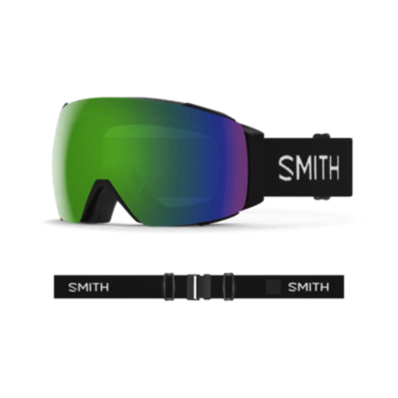 SMITH I/O MAG BLACK | SUN GREEN MIRROR & STORM ROSE FLASH