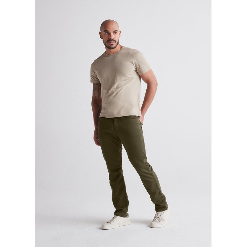 DU/ER PANT NO SWEAT RELAXED – ARMY GREEN