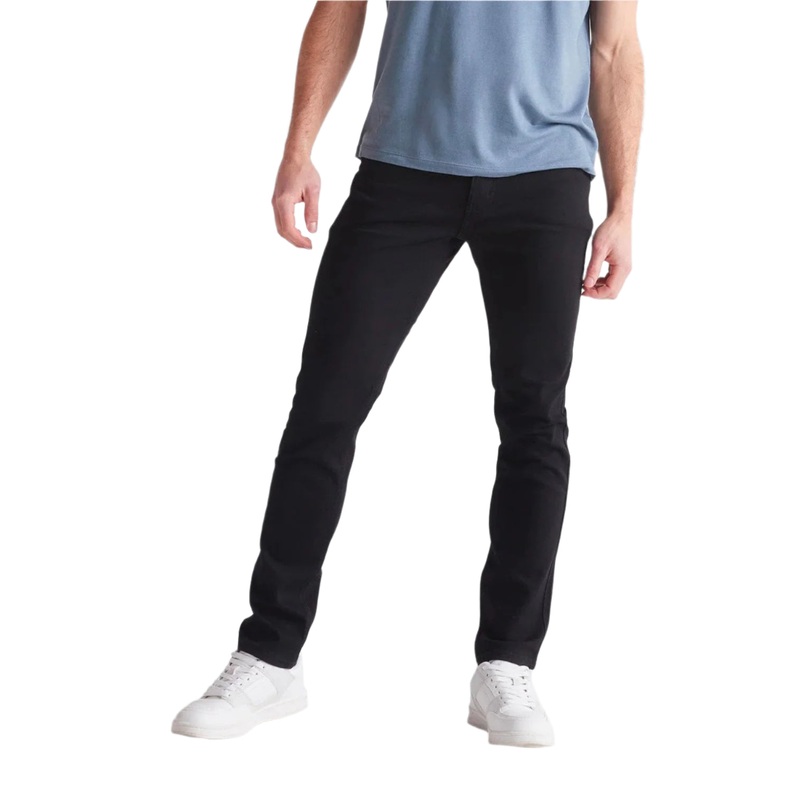 DU/ER PANT PERFORMANCE DENIM SLIM – BLACK