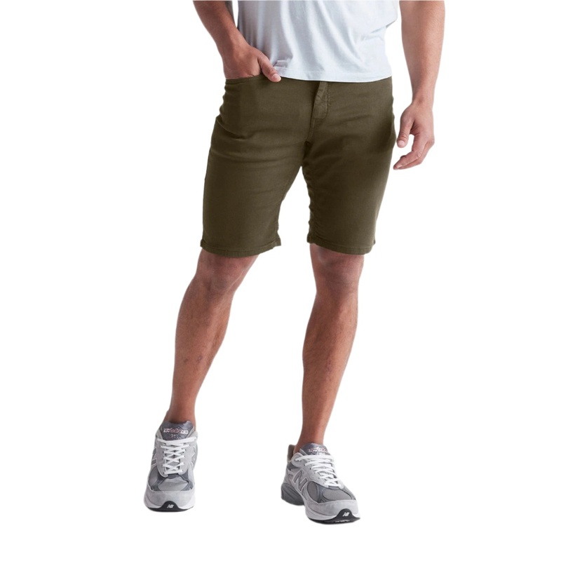 DU/ER SHORT NO SWEAT SLIM – ARMY GREEN