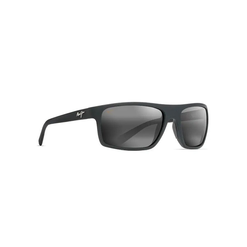 MAUI JIM BYRON BAY BLACK MATTE RUBBER | NEUTRAL GREY