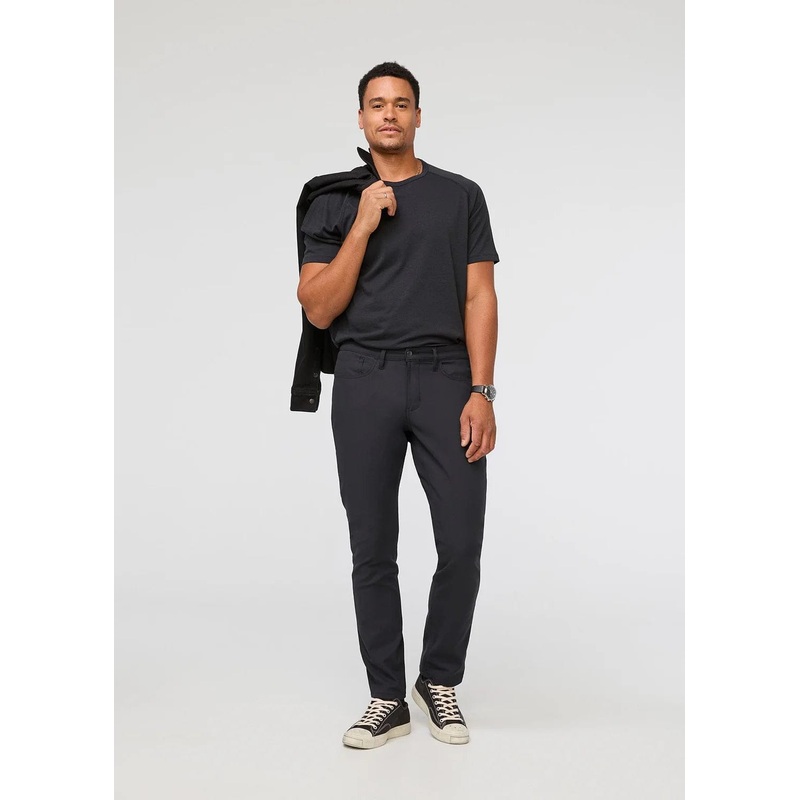 DU/ER PANT NUSTRETCH RELAXED 5 POCKET – BLACK
