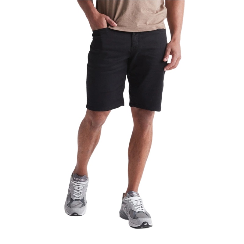 DU/ER SHORT NO SWEAT RELAXED – BLACK