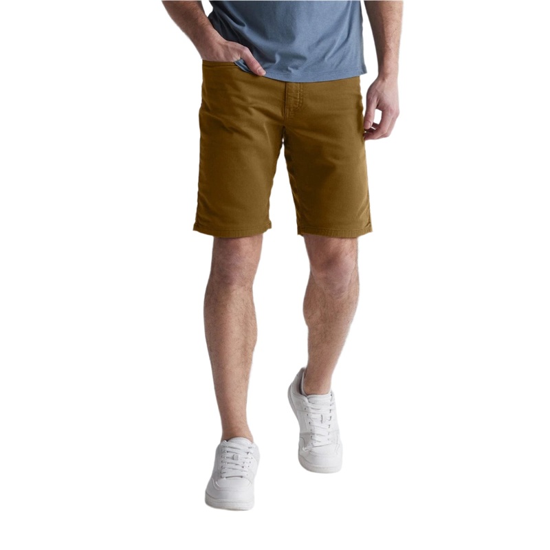 DU/ER SHORT NO SWEAT SLIM – TOBACCO