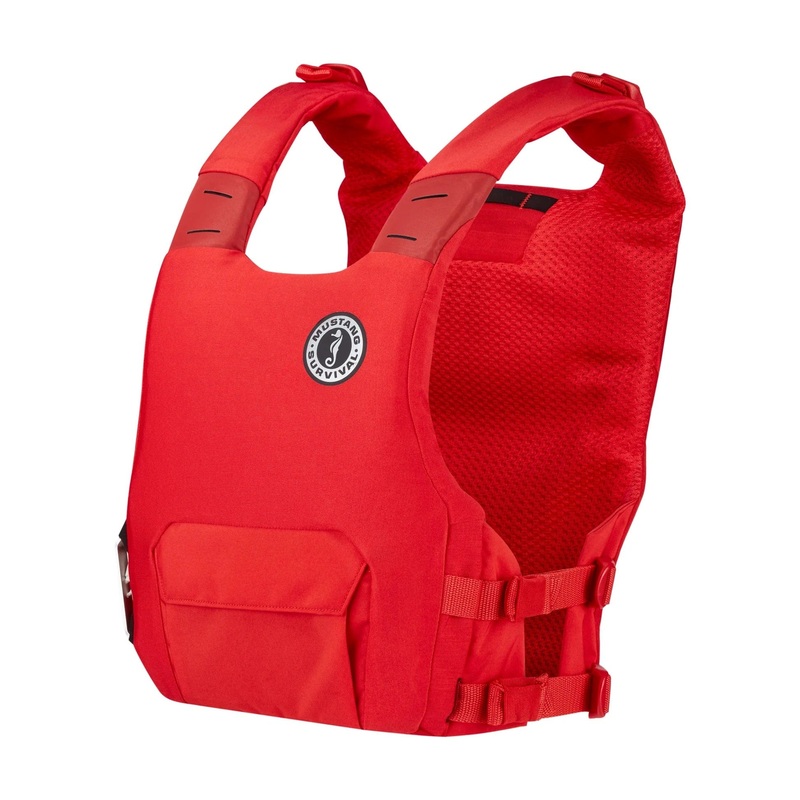 MUSTANG SURVIVAL KHIMERA DUAL FLOTATION PFD – RED