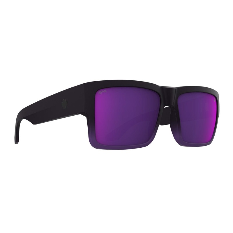 SPY CYRUS SOFT MATTE PURPLE FADE | HAPPY GRAY GREEN DARK PURPLE MIRROR