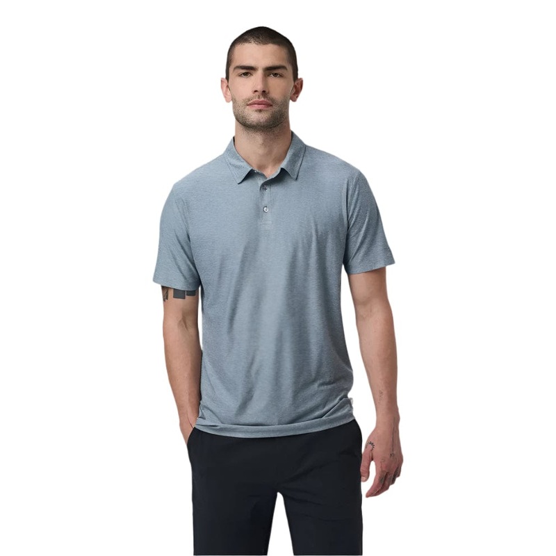 VUORI STRATO TECH POLO – MIST HEATHER