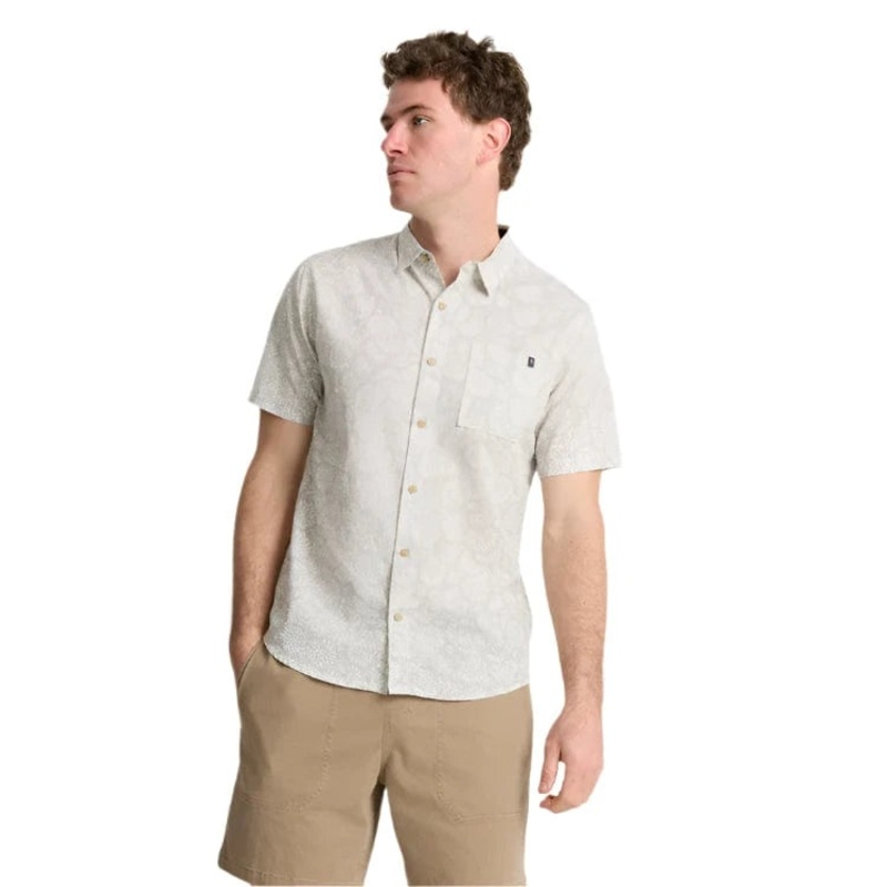 ROARK SHIRT JOURNEY WOVEN – GHOST GREY
