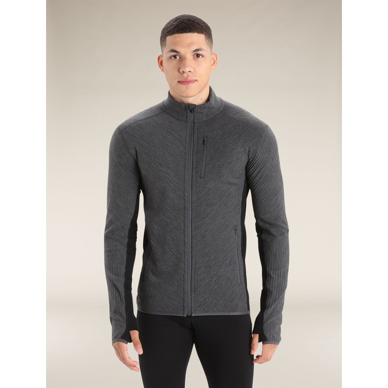 ICEBREAKER SWEATER DESCENDER ZIP