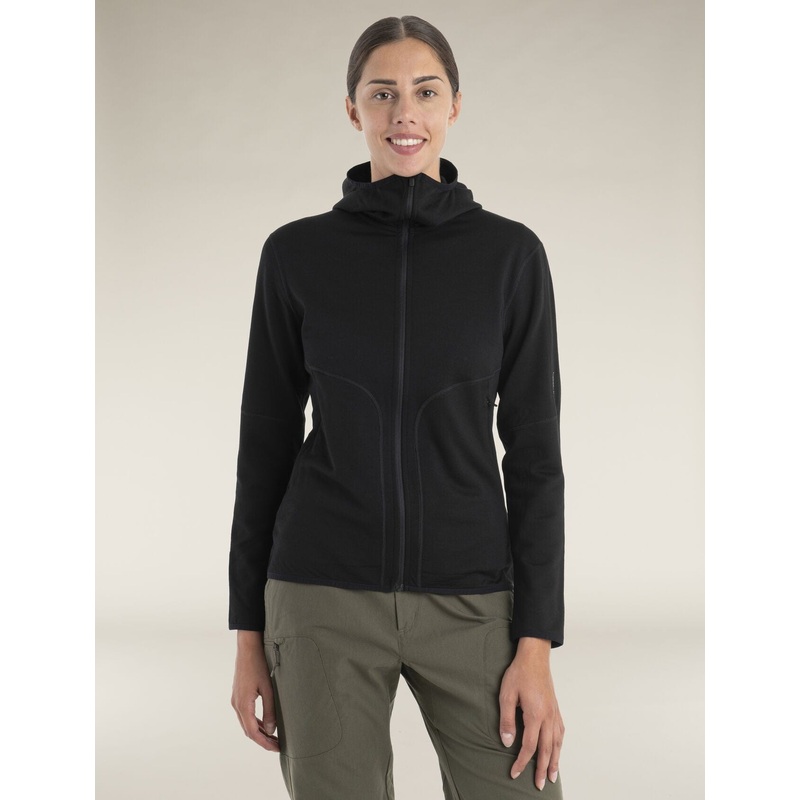ICEBREAKER HOODIE 560 REALFLEECE ELEMENTAL LS ZIP