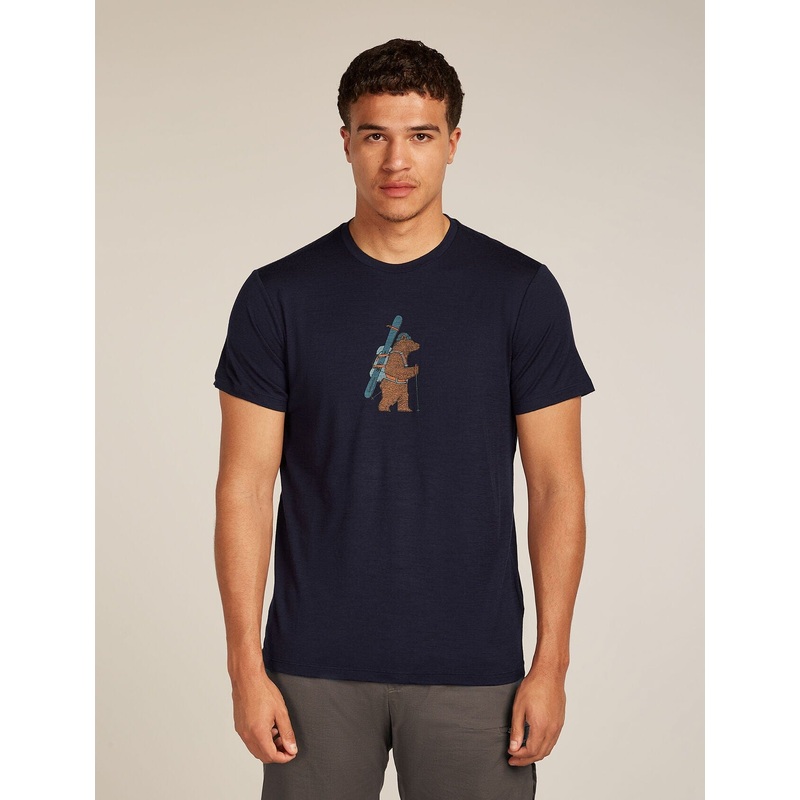 ICEBREAKER TEE 150 TECH LITE SS BEAR TOUR