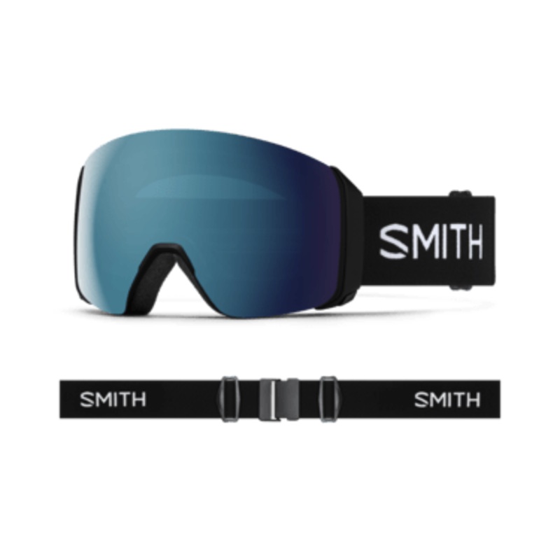 SMITH 4D MAG XL BLACK | SUN BLUE MIRROR & STORM BLUE SENSOR MIRROR