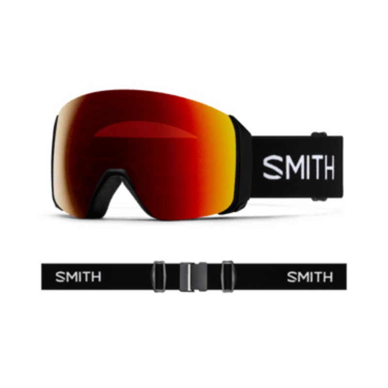 SMITH 4D MAG XL BLACK | SUN RED MIRROR & STORM YELLOW FLASH
