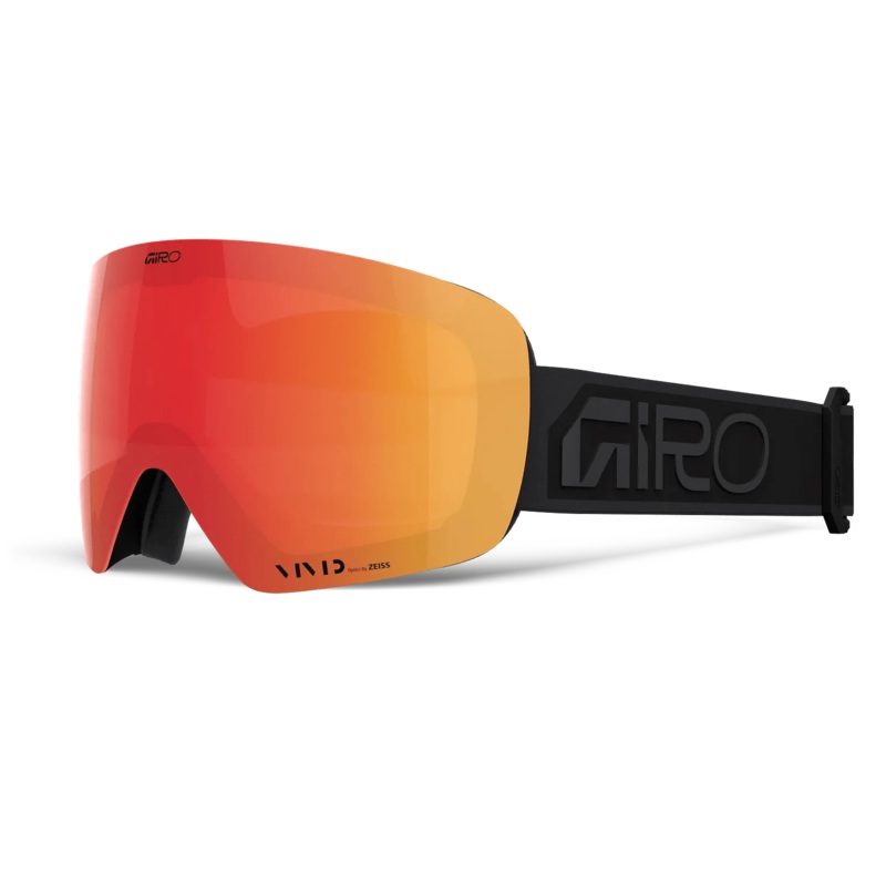 GIRO CONTOUR BLACK WORDMARK | VIVID EMBER & INFARED