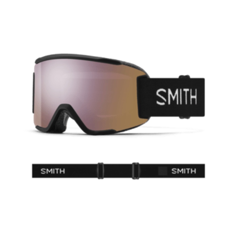 SMITH SQUAD S BLACK | EVERYDAY ROSE GOLD MIRROR & CLEAR