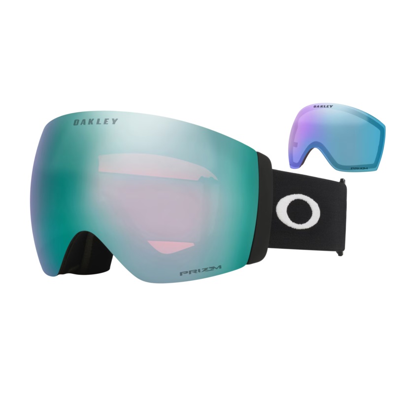 OAKLEY FLIGHT DECK PRO L MATTE BLACK | PRIZM SAPPHIRE & PRIZM ICED IRIDIUM