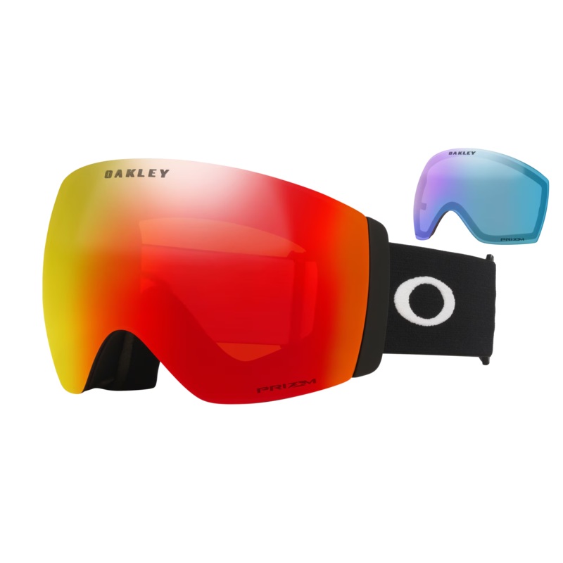 OAKLEY FLIGHT DECK PRO L MATTE BLACK | PRIZM TORCH & PRIZM ICED IRIDIUM