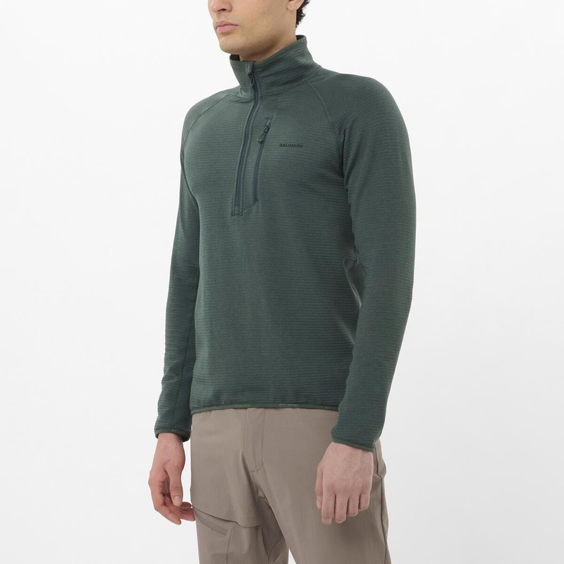 SALOMON SWEATER SNTIAL LIGHTWARM HALF ZIP