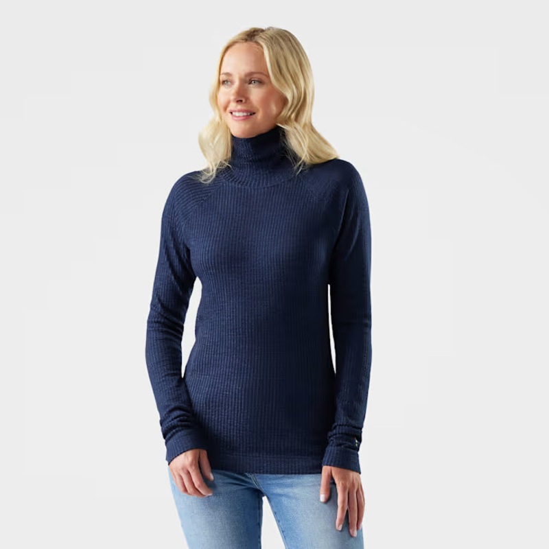 SMARTWOOL TURTLENECK THERMAL MERINO RIB