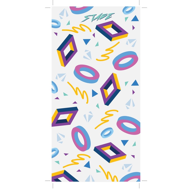 STAGE Jr. Face Tube – Arcade White
