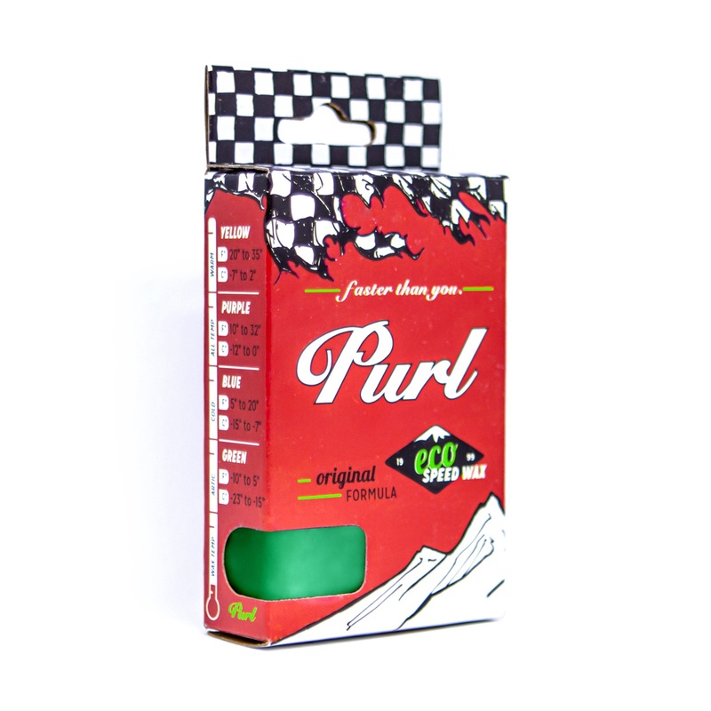 Purl Sub-Zero Green – Ski & Snowboard Wax (65 Grams)