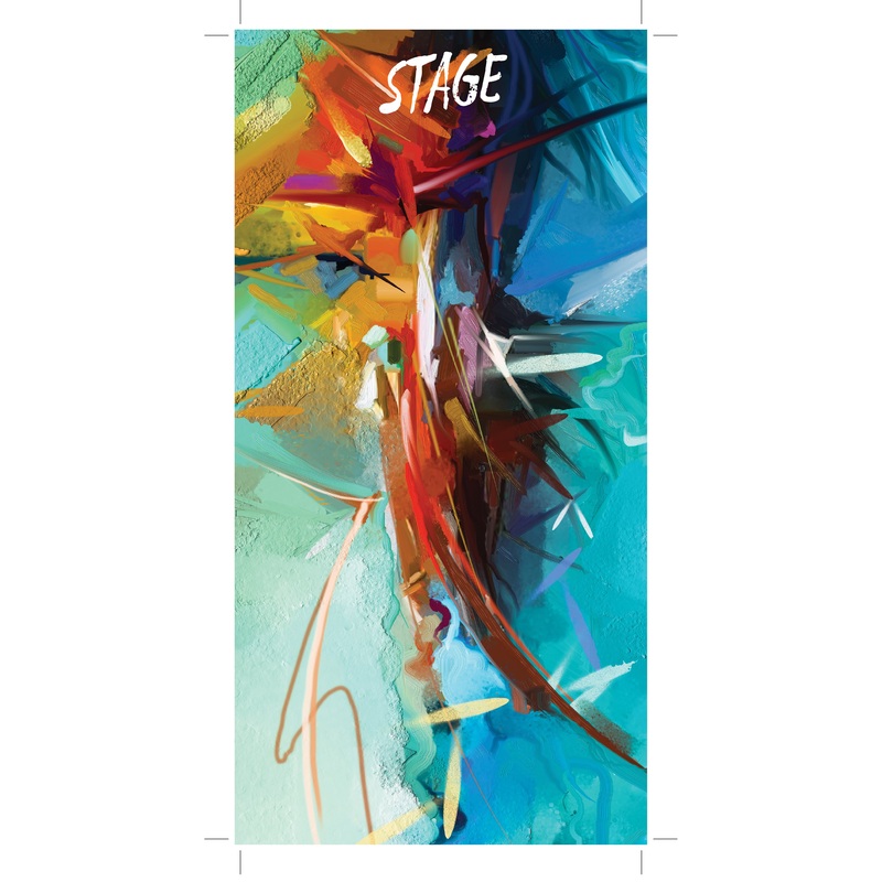 STAGE Face Tube – Abstract – Adult