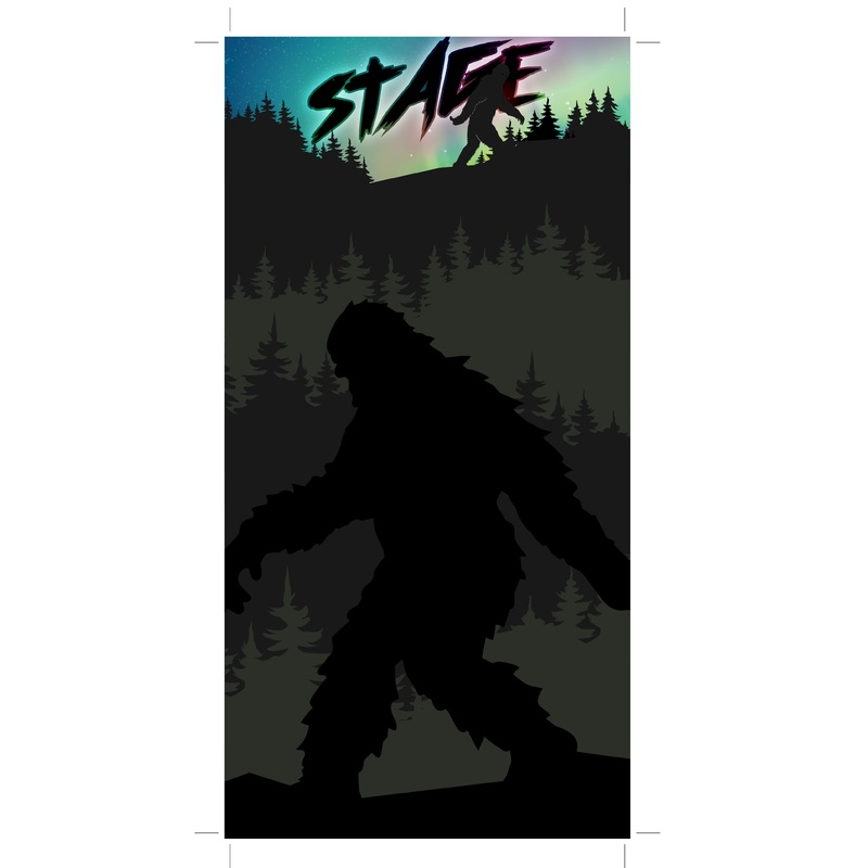 STAGE Face Tube – Disco Yeti – Adult