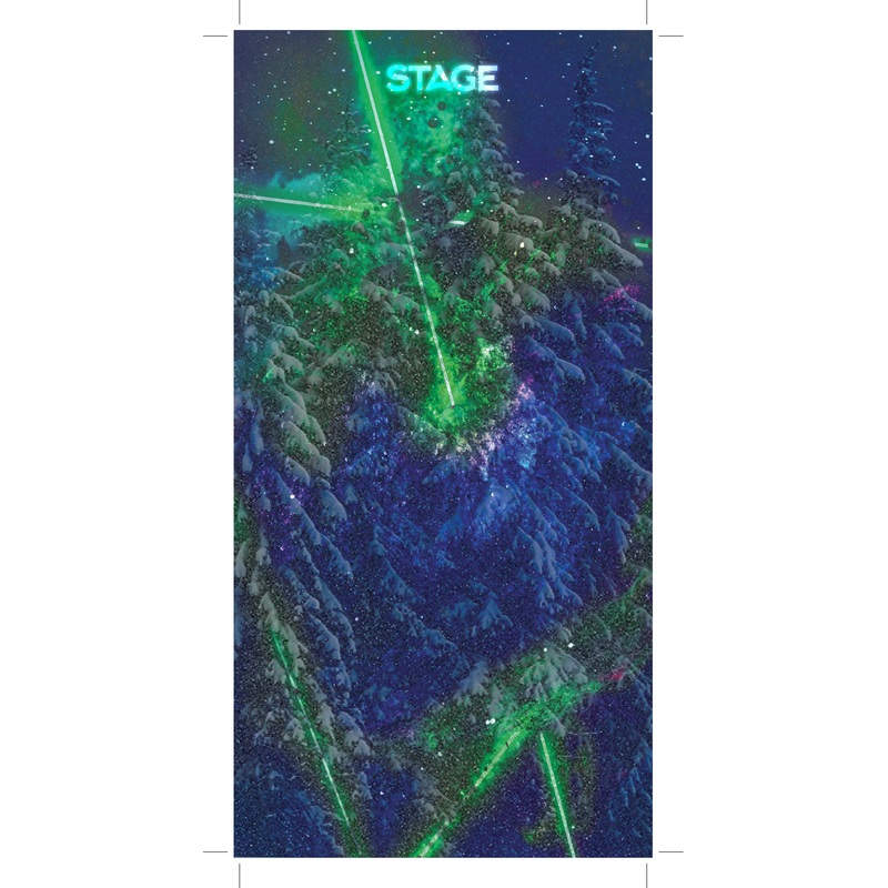 STAGE Face Tube – Lazers – Adult