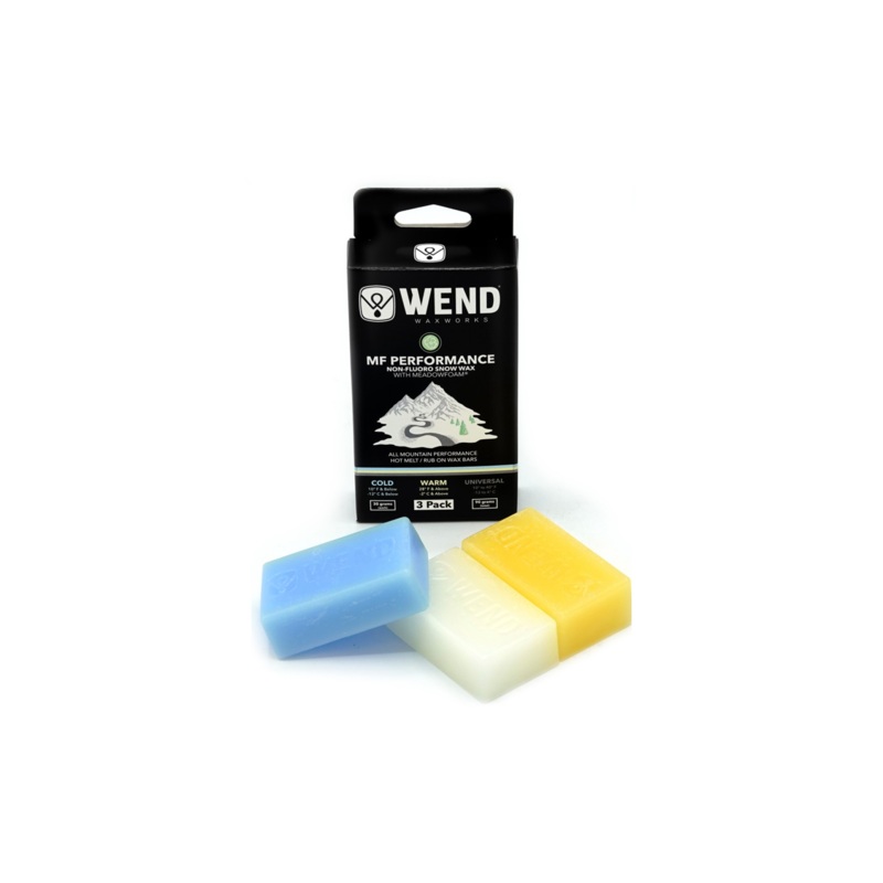 WEND NF Performance Cold/Warm/Universal Ski Wax (3-Pack)