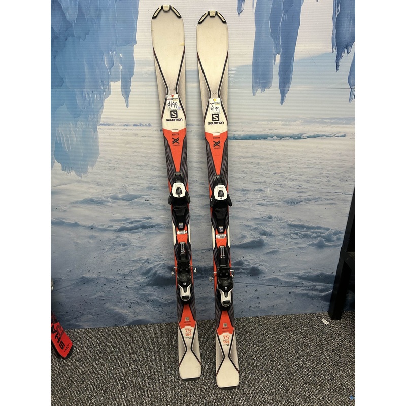 Used Salomon XDrive 75 Ti 154cm Skis w/ L10 Demo Binding