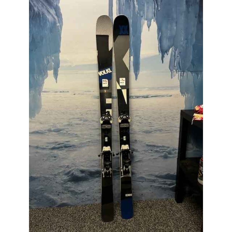 Used Volkl Kendo 88 163cm Skis w/ Tyrolia Attack 13 Demo Bindings