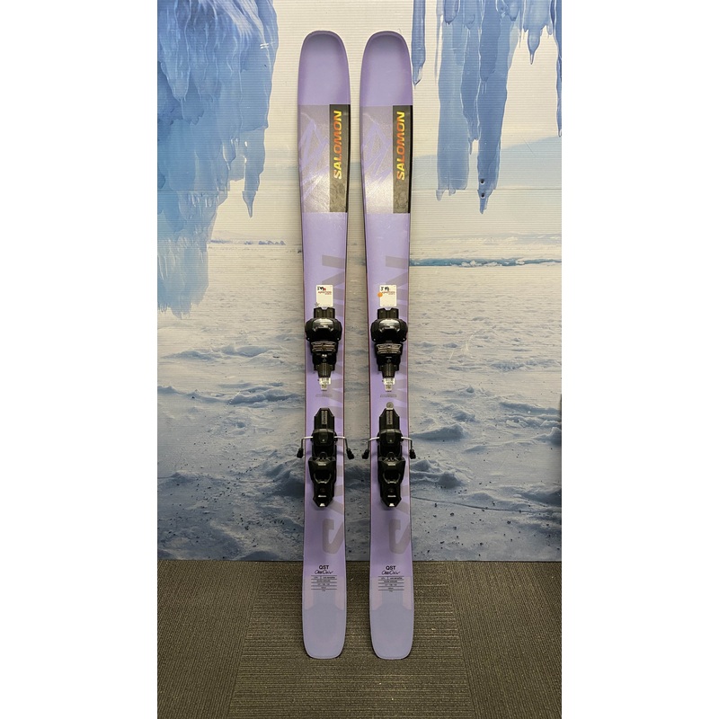 Used Salomon QST OneOsix 165cm w/ Tyrolia Attack 14 Adjustable Bindings