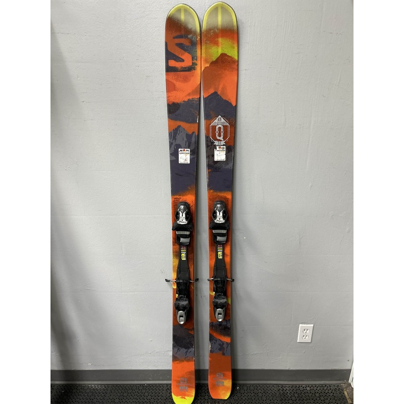 Used Salomon Q 98 Ski 180cm w/ Rental Tyrolia SP12 Binding
