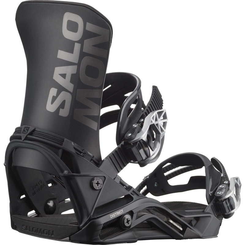 Salomon District Black Snowboard Binding – 2026