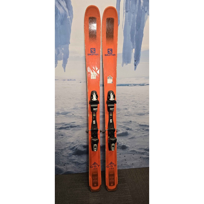 Used Salomon QST 106mm 167cm w/ Tyrolia SP12 Adjustable Bindings