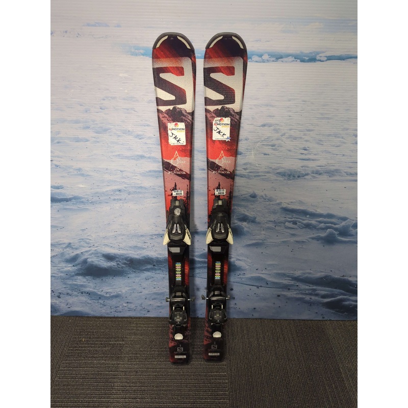 Used Salomon Q Max JR Kids Skis – 110 CM
