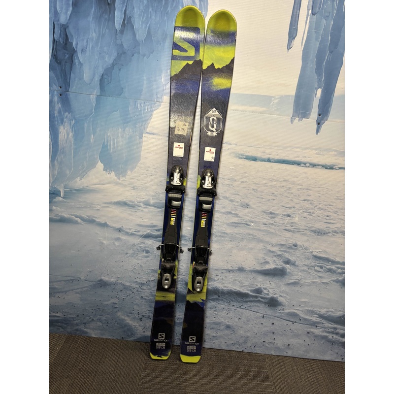 Used Salomon Q 85 Ski 160cm w/ Sympro 12 Demo Binding