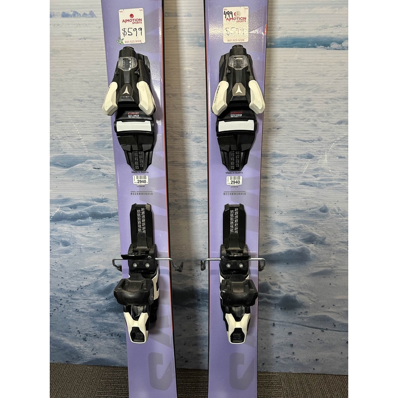 Used Salomon QST106 173cm w/Atomic Strive 11 GW Demo Bindings