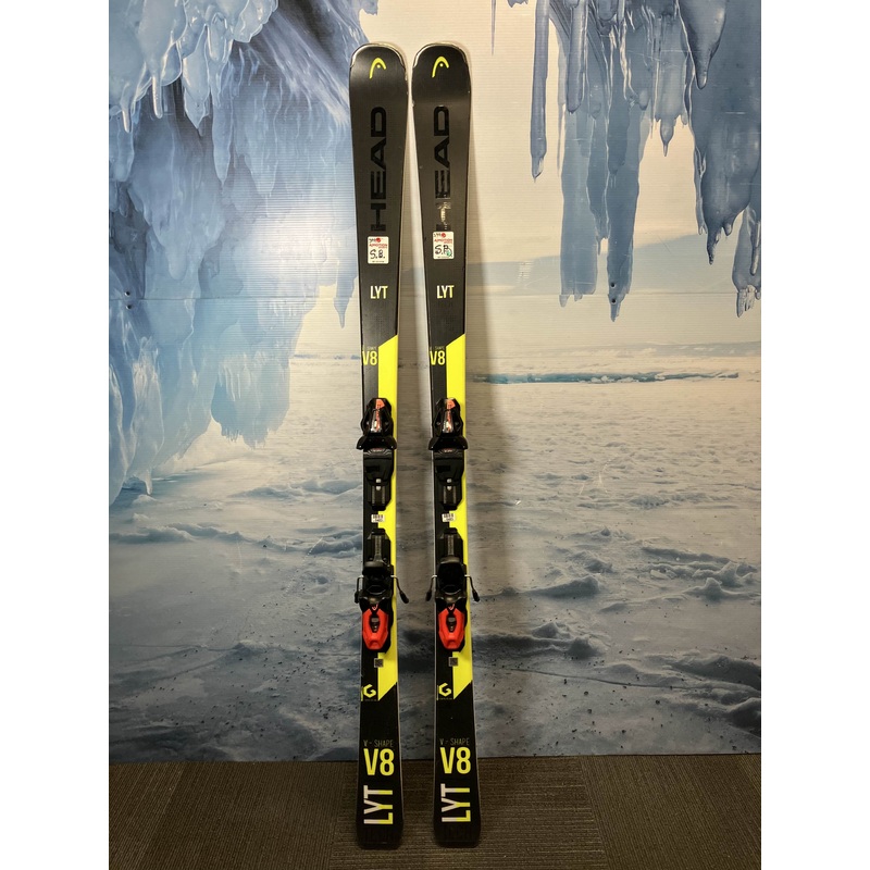 Used Head V Shape V8 171 CM Skis w/ Head Pr 11 Bindings