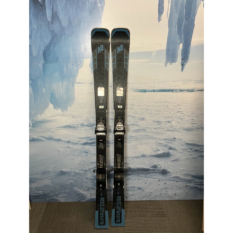 Used K2 Disruption 146cm Skis w/ Marker Bindings