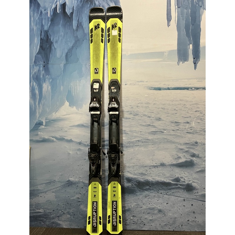 Used K2 Disruption 163cm Skis w/ Marker Bindings