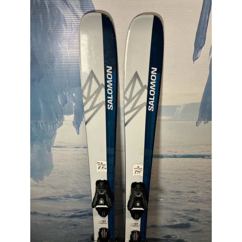 Used Salomon QST Echo Skis – 165cm w/ Salomon Strive 13 Demo Binding
